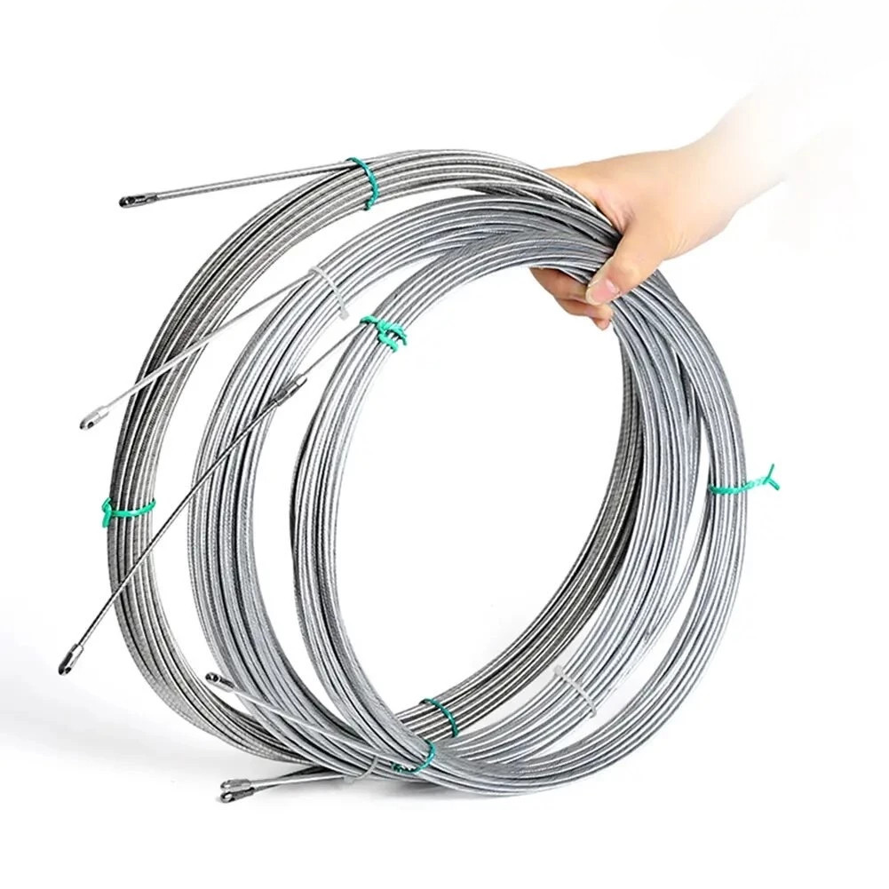 10m 20m Electrician Cable Threading Tool with Tighter Wire Rope Running ...