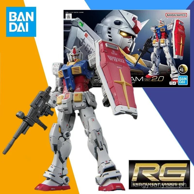 Maquette Real Grade RX-78-2 Gundam Ver. 2.0 - Échelle 1/144 - Bandai - Neuf En Boîte - Modèle 2025