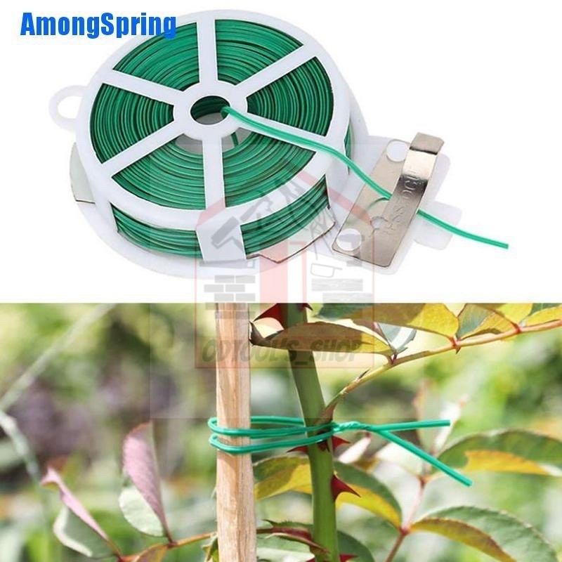 20M Multipurpose Plastic TwistTie Wire Spool With Cutter | Shopee ...