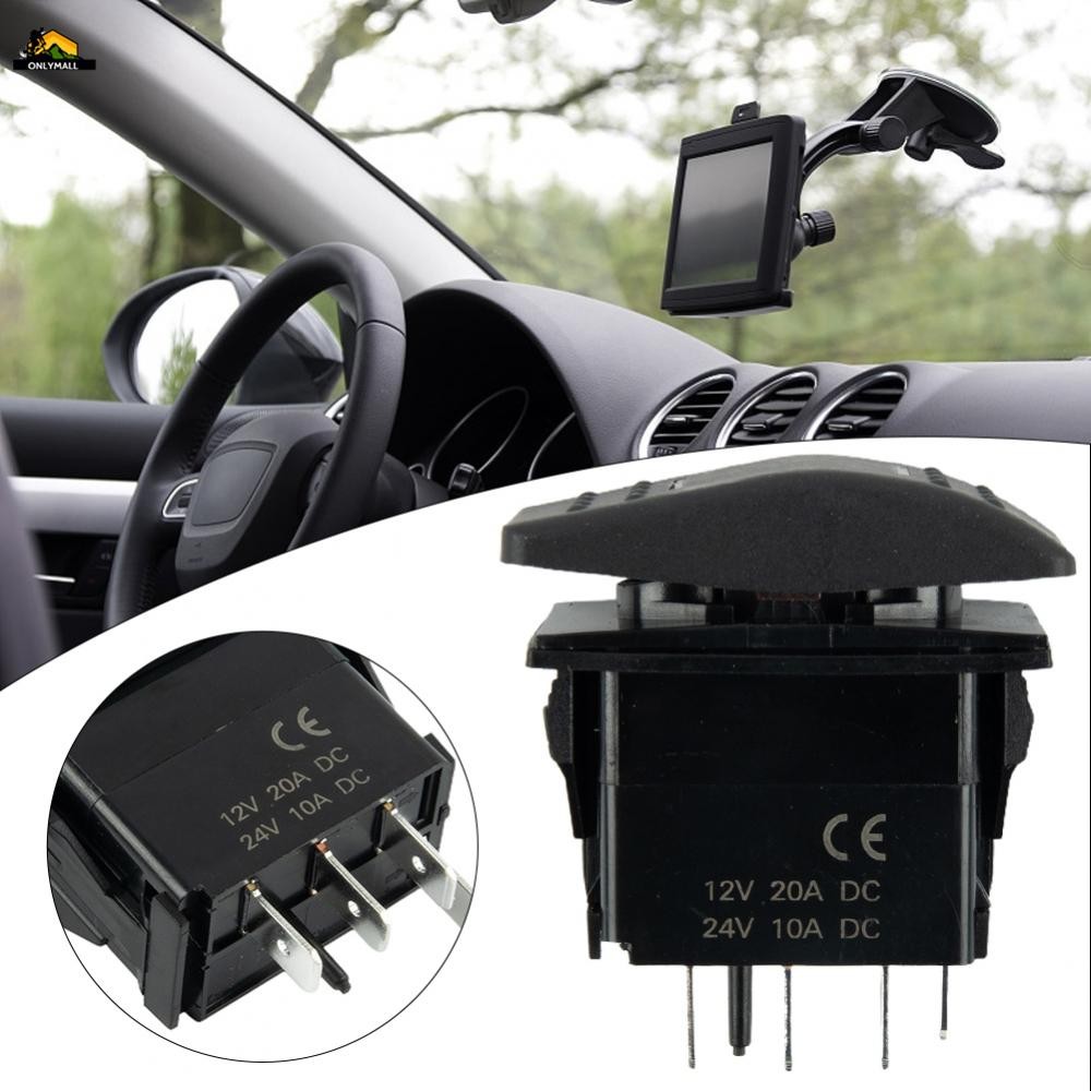 Convenient Night Viewing Momentary Rocker Switch Toggle OnOffOn 12V20A ...