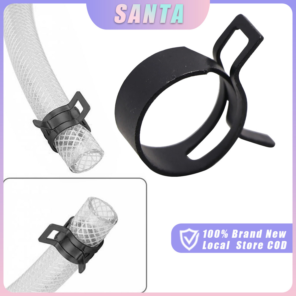10pc Hose Clamp Air Tube Fastener Spring Clips Diameter 12mm For Toyota ...