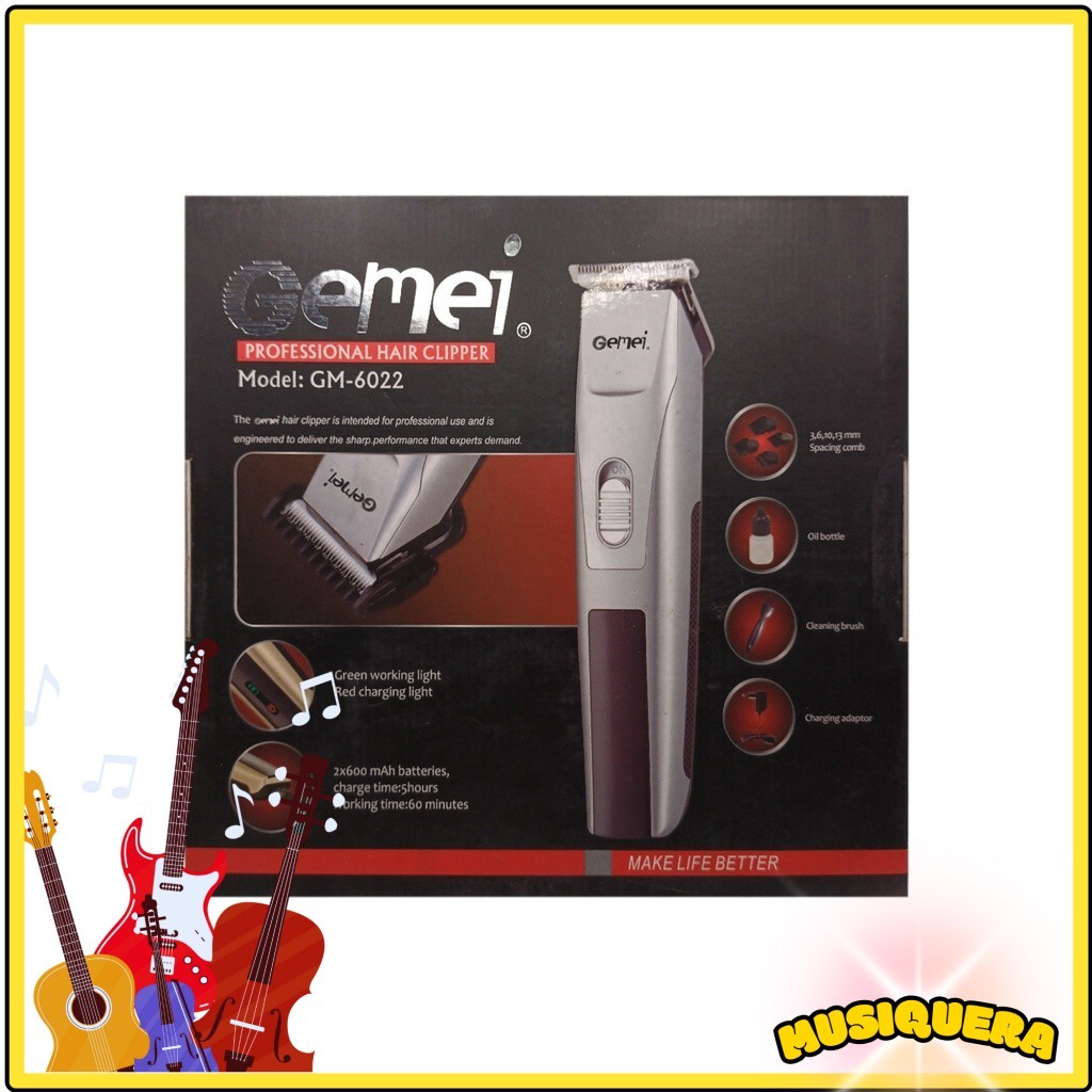 Gemei GM-6022 Professional Hair Clipper (Sharp razor) | Shopee Philippines