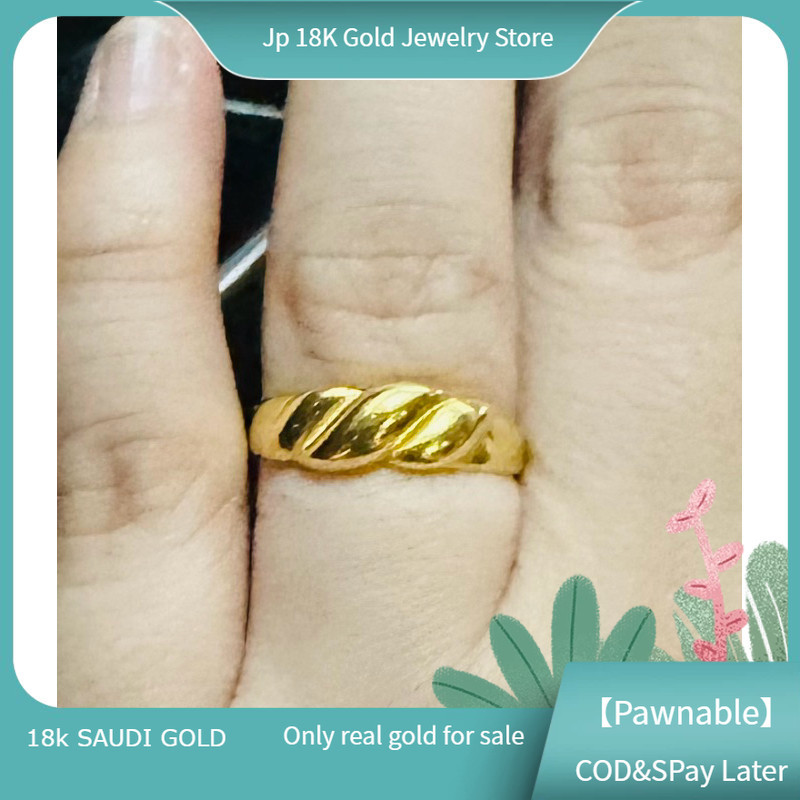 ️ 【️Pawnable】 18K Saudi Gold Ladies Ring | Shopee Philippines
