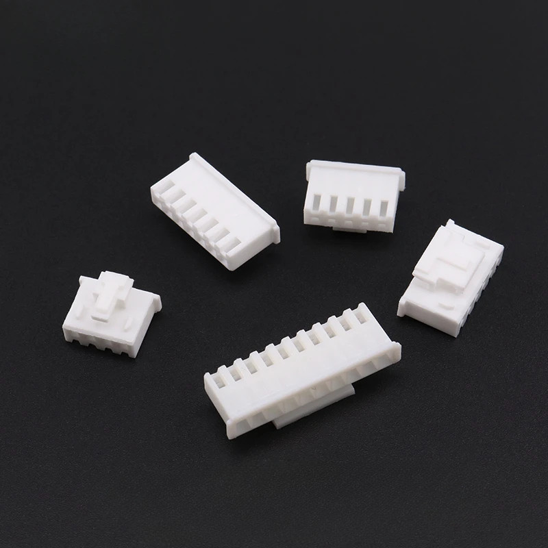 50Pcs/lot XHB2.54 Rubber shell with locking male shell pitch 2.54mm ...