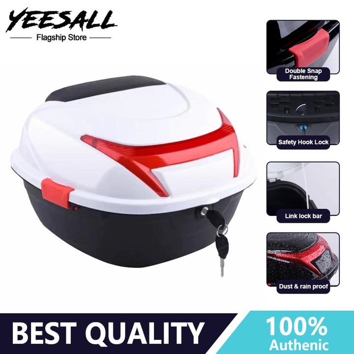 Motorcycle trunk Compartment Box Rear Luggage Container Top box ...