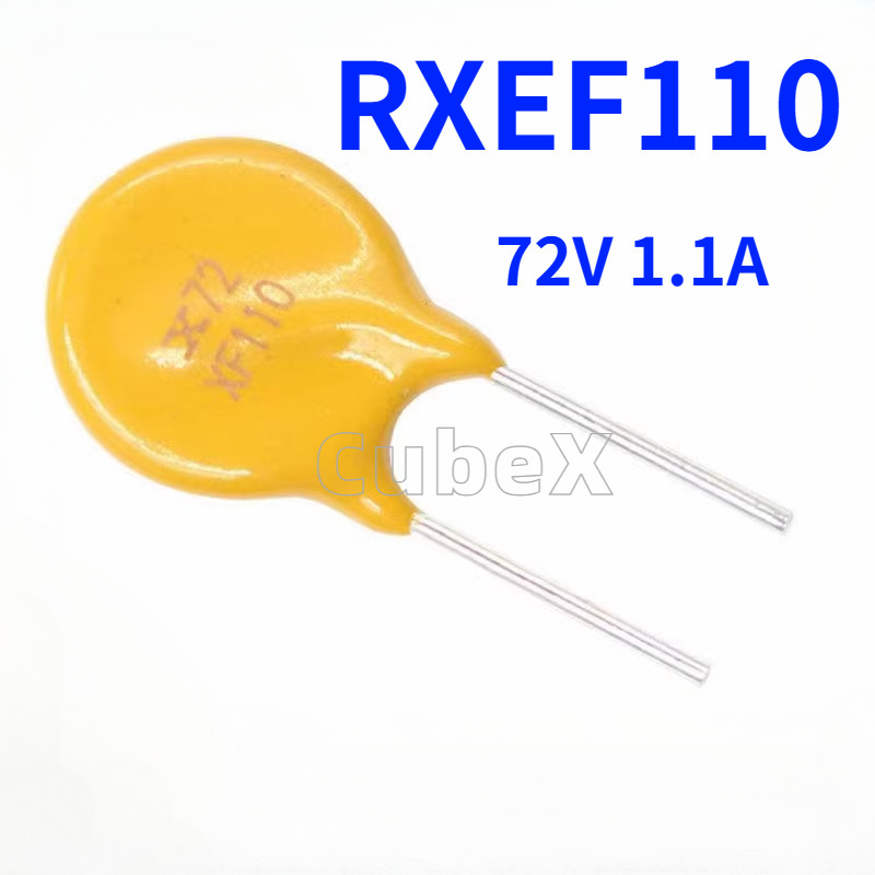 20/10Pcs RXEF110 X72XF110 Self-Resettable Fuse PPTC 1.1A 60V/72V DIP ...