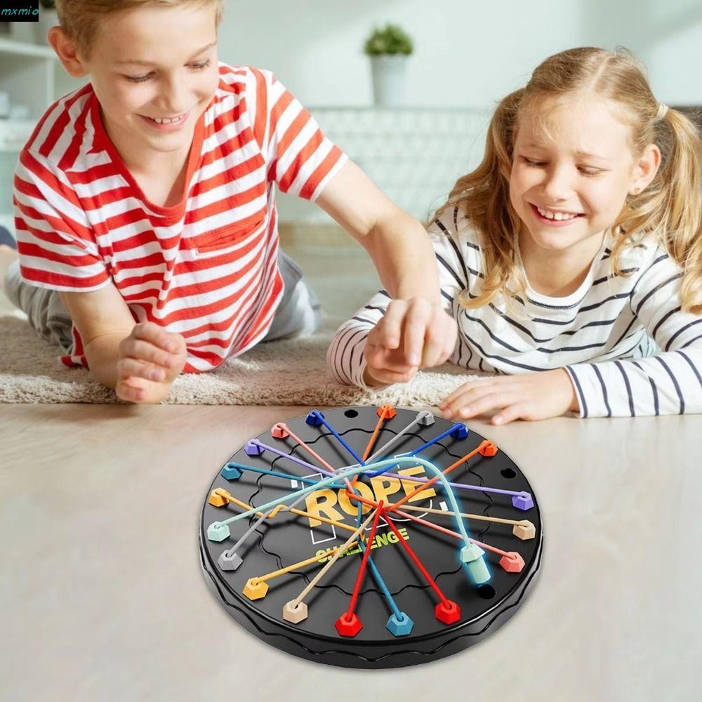 MXMIO Kid Rope Knots Game, Logical Thinking Twisted Connected Line ...