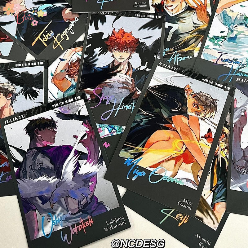 [Bota Shop] Haikyuu!! Animal Series Postcard Hyuga Kageyama Kazukawa ...