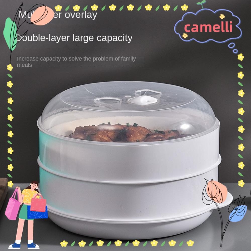 CAMELLI Special Steamer Plastic Steamed Rice Steamer Dumpling Container ...