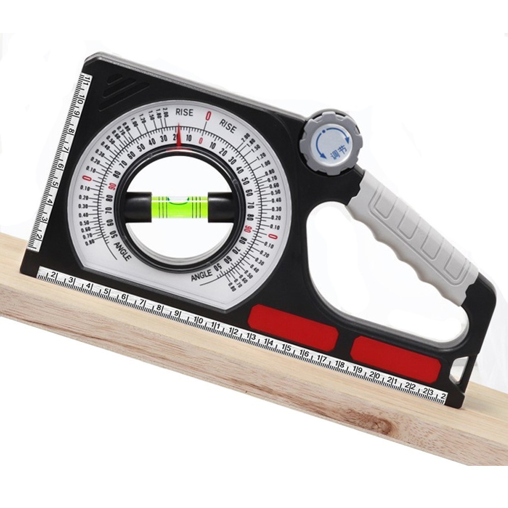 1x Slope Angle Meter Rotary Pitch Finder Inclinometer Level Protractor ...