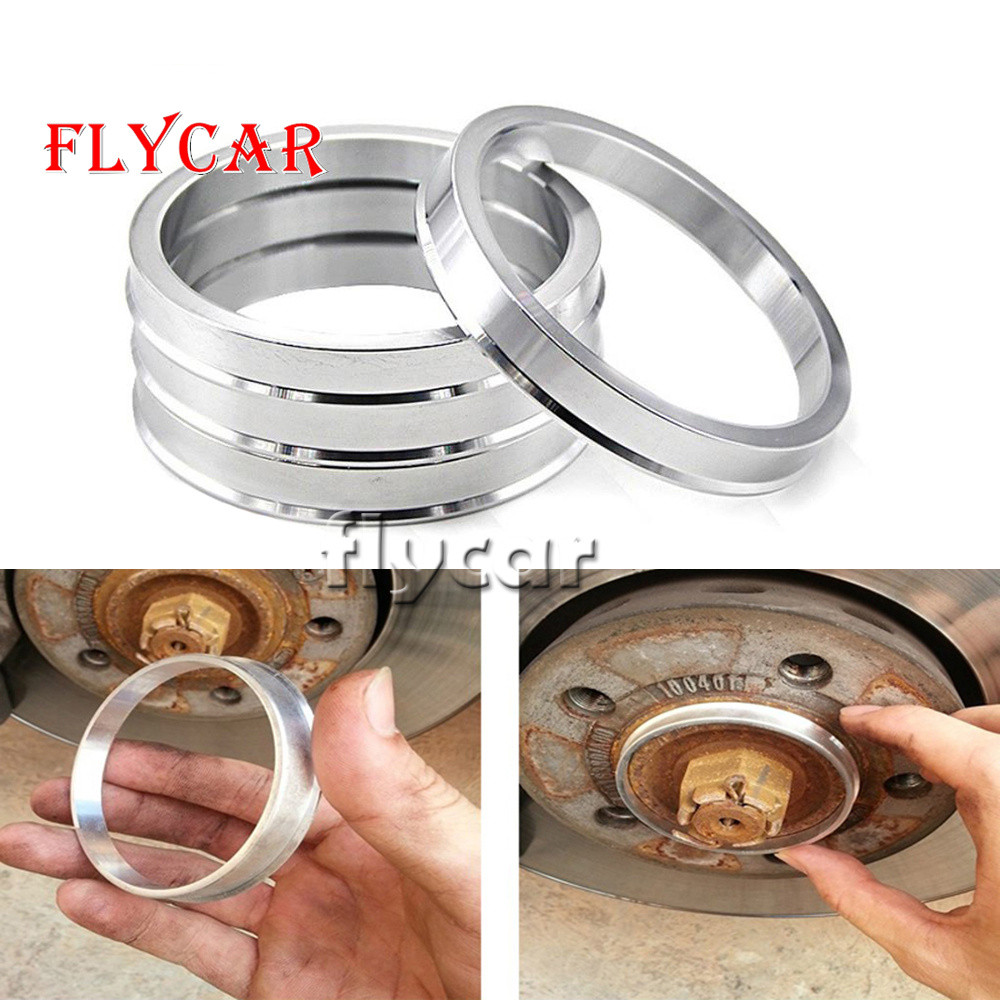 4pcs Aluminum Alloy Car Tire Wheel Hub Centric Rings center Bore Wheel ...