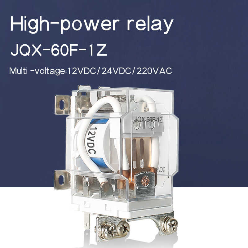 Relais Haute Puissance JQX-58F 1Z 60A AC220V - 1 Pièce