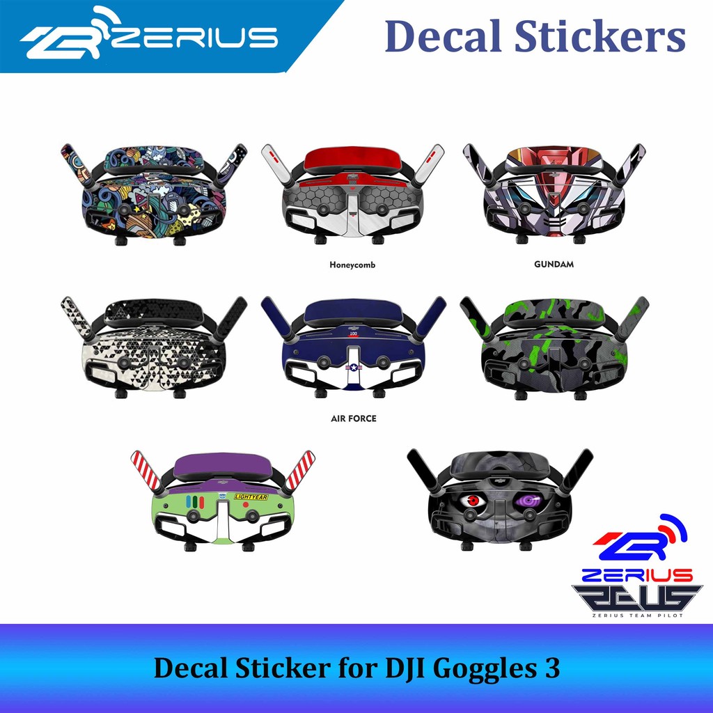 Decal Sticker for DJI Goggles 3, Skin for DJI Goggles 3 | Shopee ...