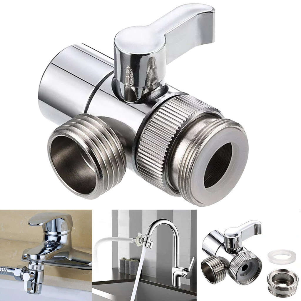Water Distributor Switch Shower Basin Faucet Diverter External Washing ...