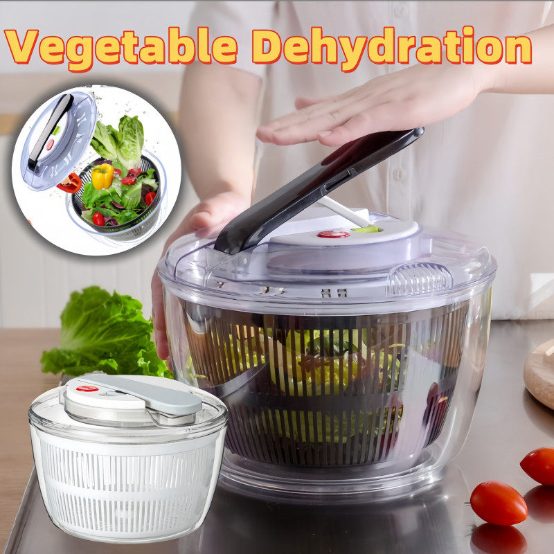 New Household Salad Rotating Machine Vegetable and Fruit Dryer ...