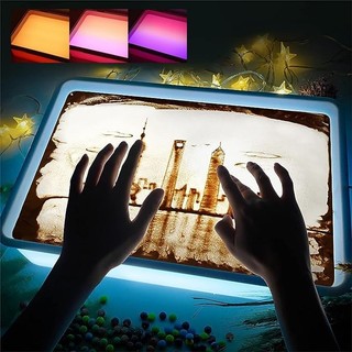 USB Rechargeable 3D Sand Painting Table with Adjustable LED Lights Sand ...