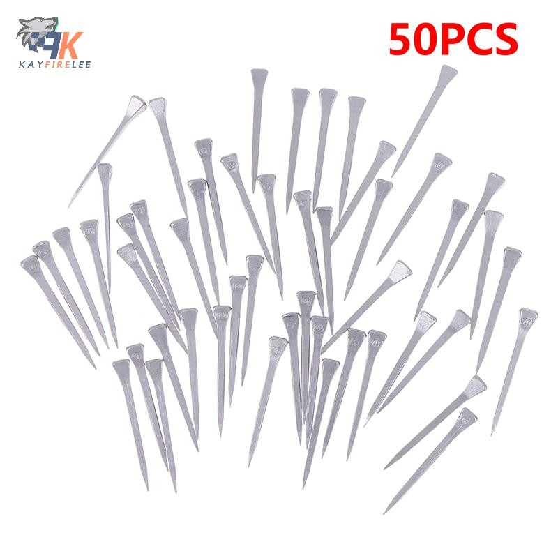 250Pcs Copper Plated Horseshoe Nails 51mm - Rustproof Equestrian Supplies For Horse Hoof Care