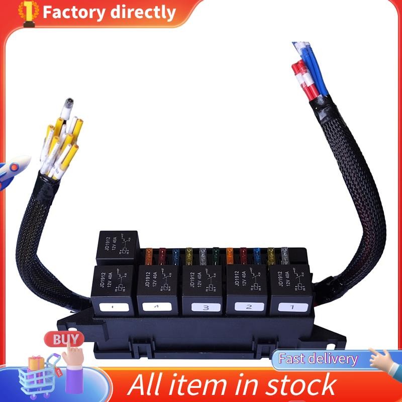 In stock-Fuse Relay Box Pre-Wired Fuse and Relay Box Relay Box with 6 ...