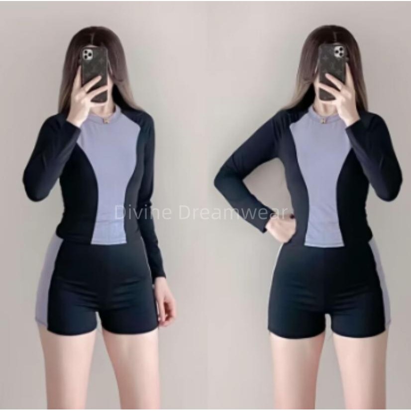Rush Guard TERNO Women's Shorts Set Fashionable and simple suit ...