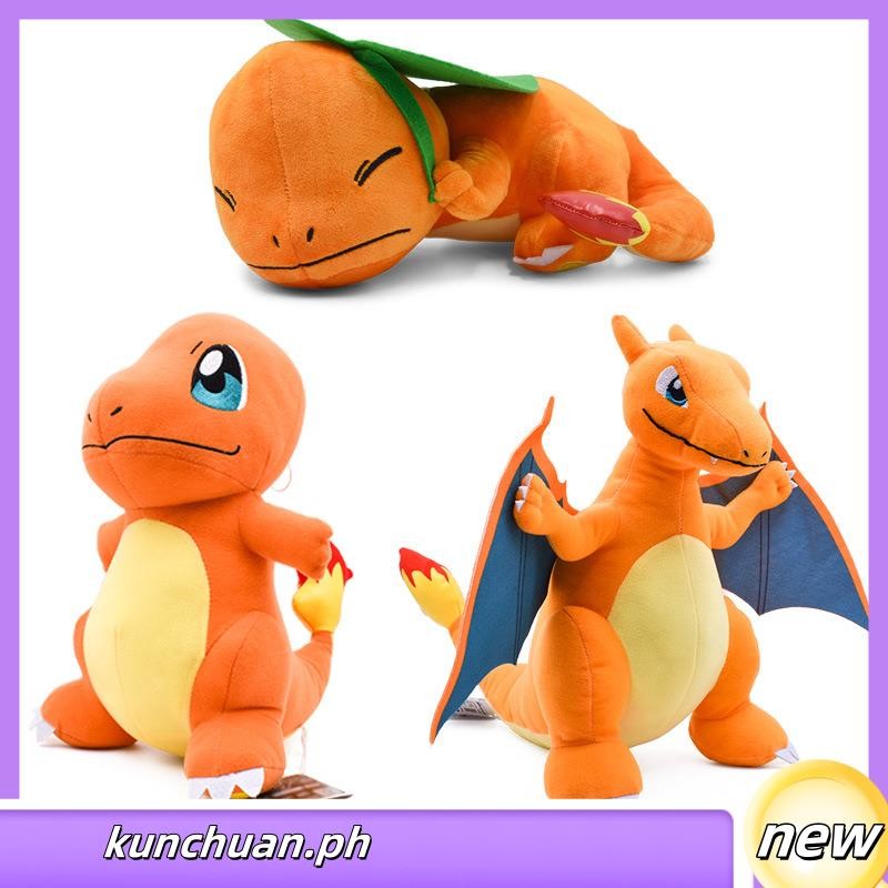 27-33cm Pokemon Anime Figure Charmander Charizard Sleep Plush Toys Doll ...