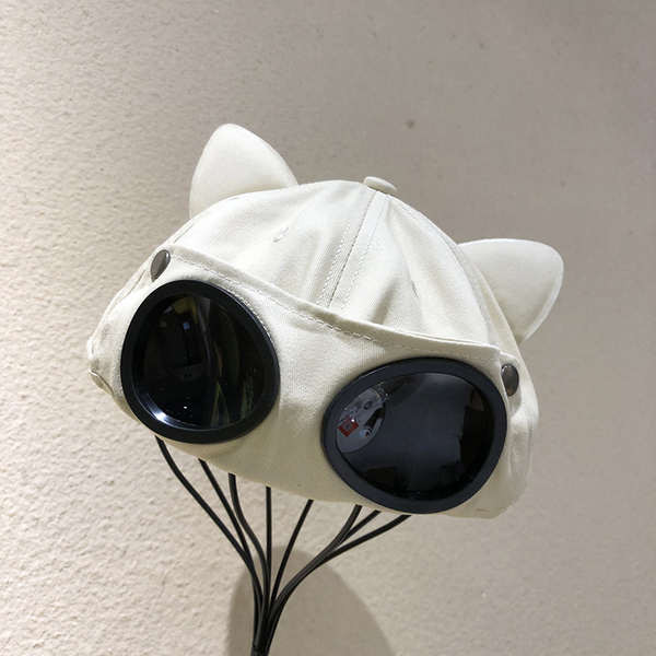 Allmatch Pilot Hat Female Own Sunglasses Baseball Cap Cat Ears Casual