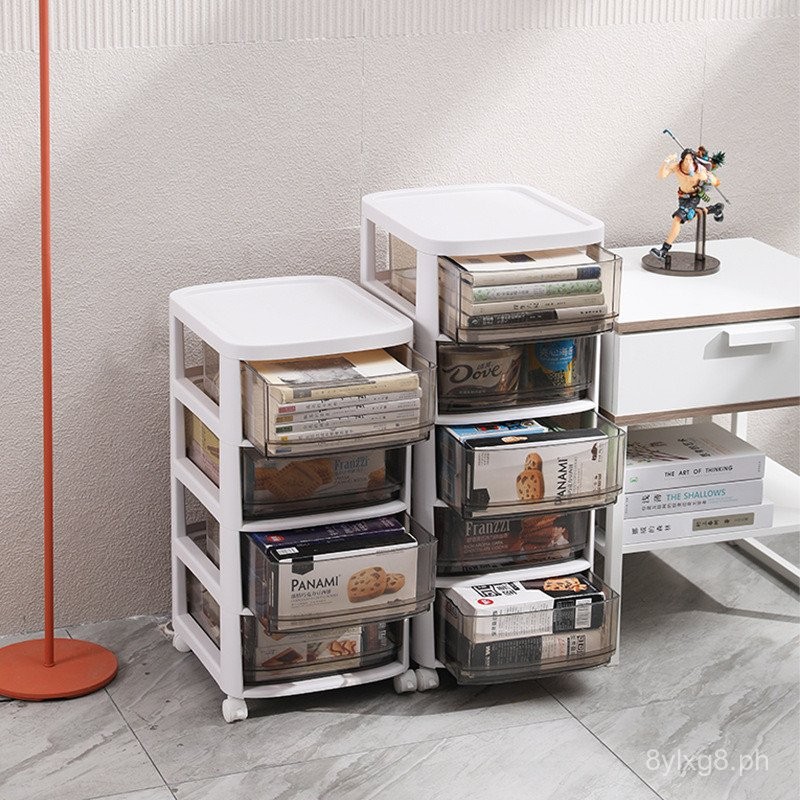 Plastic Drawer Storage Cabinet Visual Locker Snack Toy Storage Rack ...