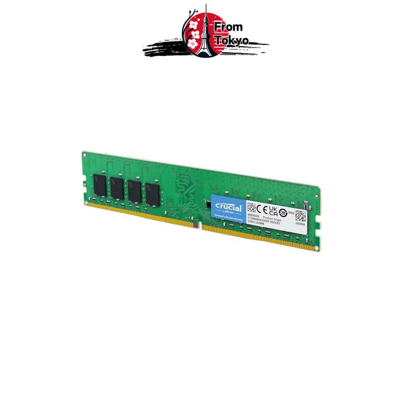 Crucial Desktop Expansion Memory 8GB (8GB x 1 unit) DDR4 3200MT/s (PC4 ...