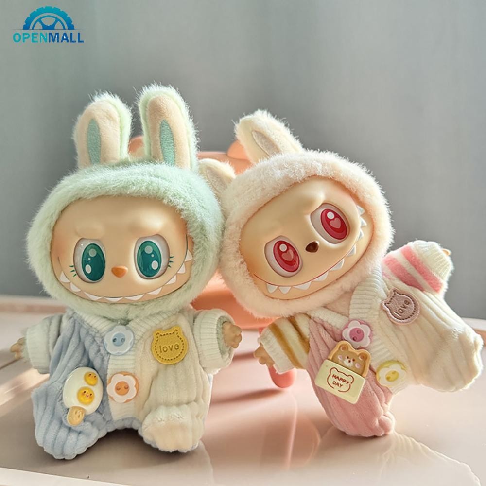 OPENMALL [Clothes Only] For 17cm Labubu Doll Clothes Fashion Clothes ...