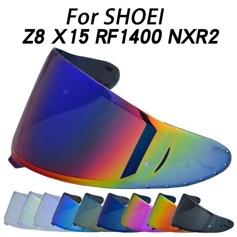 Shoei RF1400 X15 Helmet Visor Replacement Shield, Anti-Fog Sun Shield Accessory Compatible With RF-1400, CWR-2, X15, Z8, X-SPR PRO (Rainbow - View #8