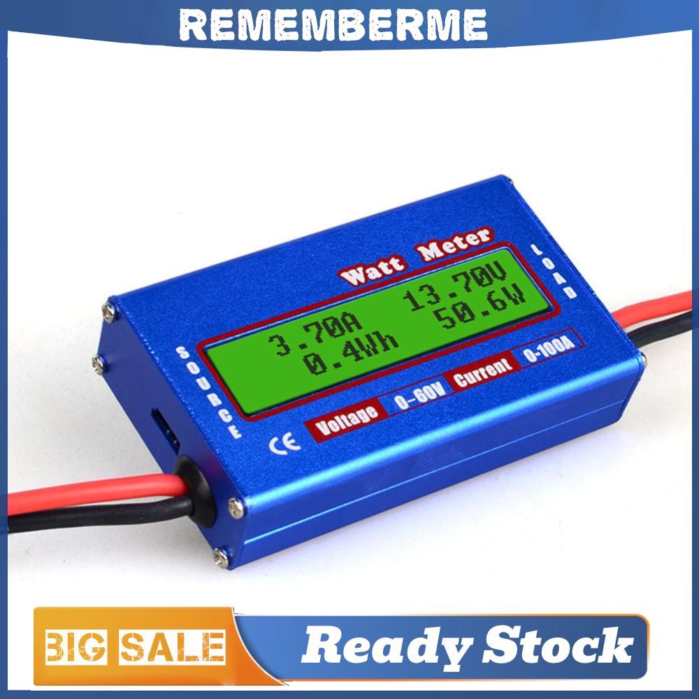 DC 60V 100A Balance Voltage Battery Power Analyzer Watt Meter Checke