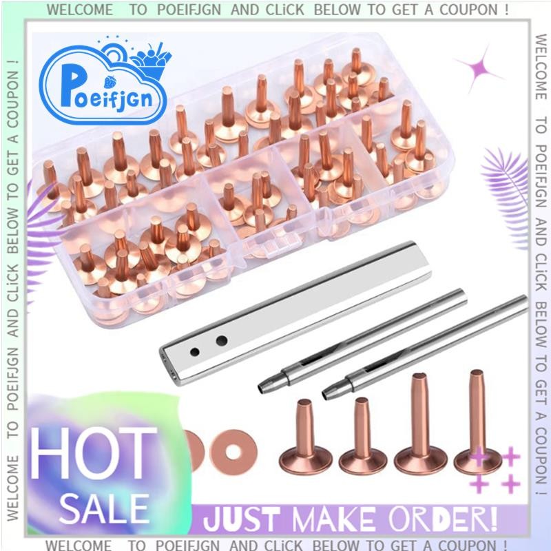 Leather Copper Rivet for Leather Pure Copper Rivet Setting Tool ...