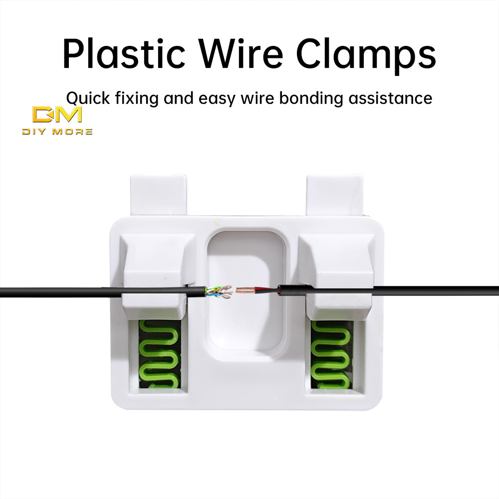 DIYMORE ABS Solder Line Fixture, White Green Fixture Heat Resistant ...