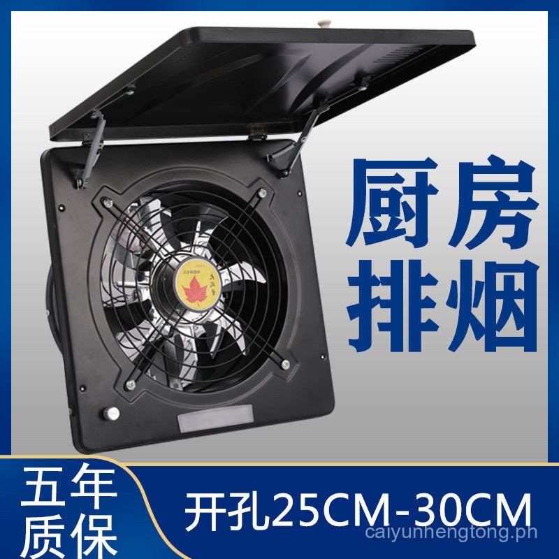 10Inch Exhaust Fan Kitchen Ventilating Fan Strong Mute Range Hood