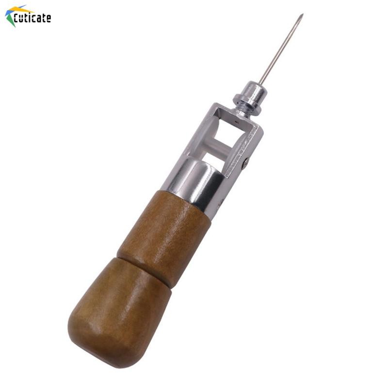 [Szlinyou1] Leather Sewing Awl with Craft Accessories Wood Handle ...
