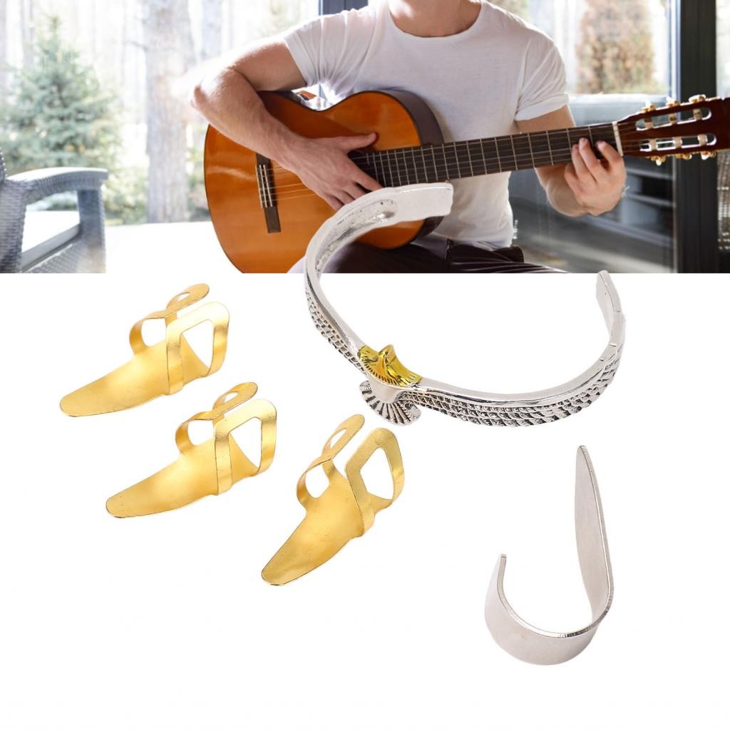 Guitar Finger Pick Set Thumb Picks High Strength for Men and Women ...