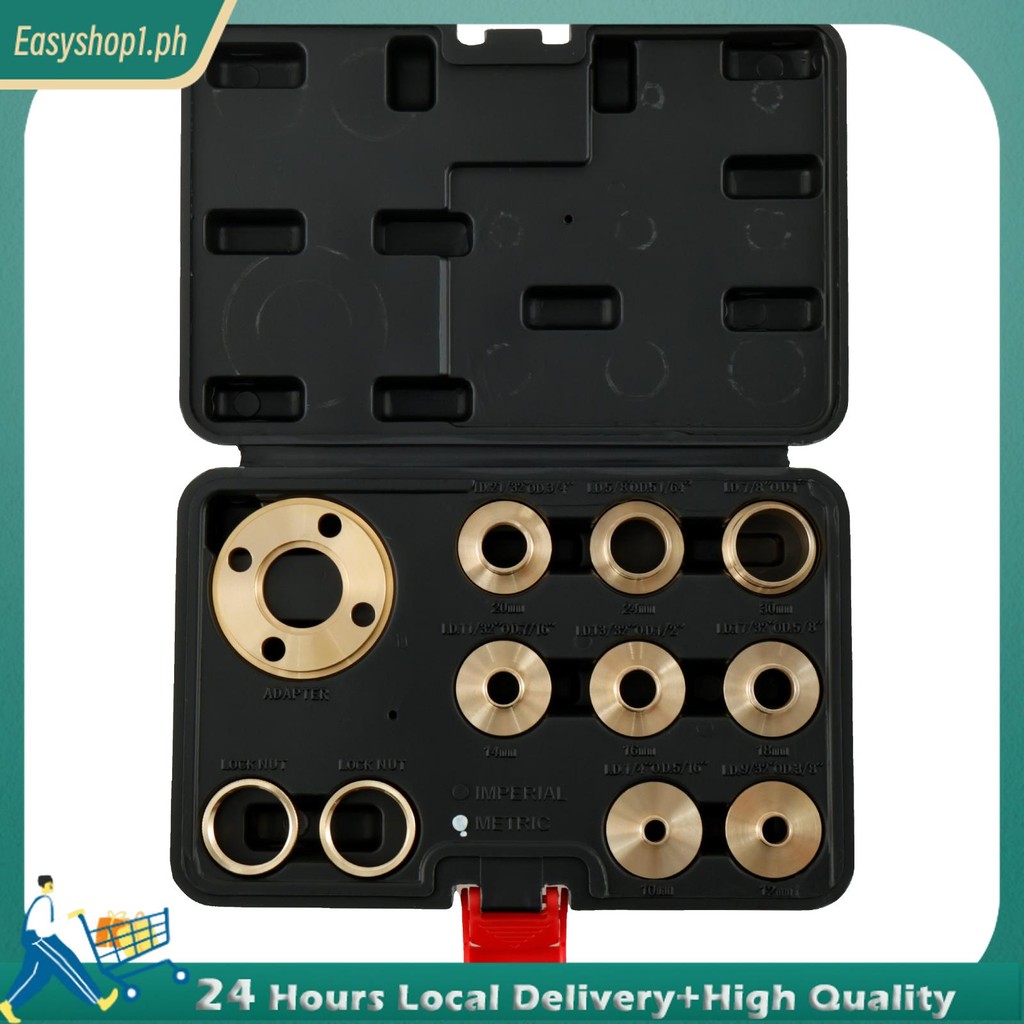 11 Pcs Brass Router Template Bushing Guide Set Precision Router Guide ...