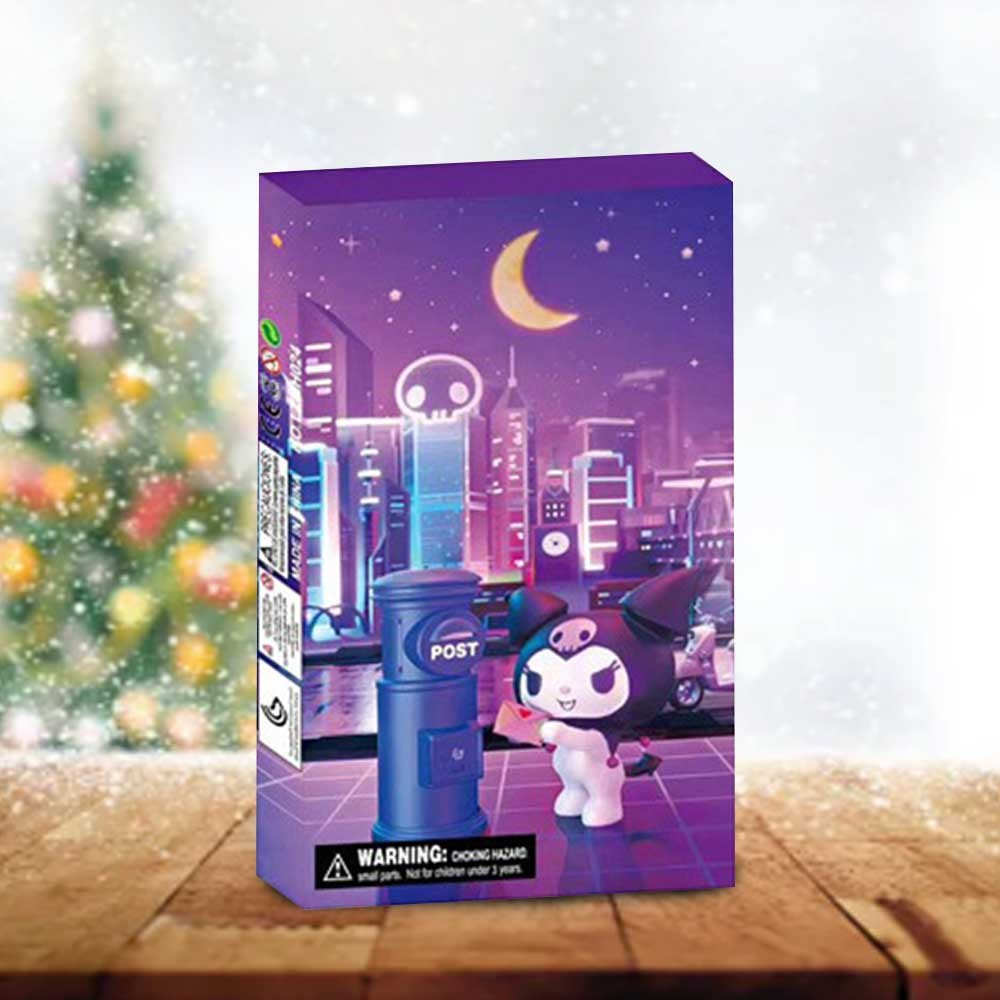 24pcs Sanrio Advent Calendar Kuromi Christmas Blind Box Kids Surprises