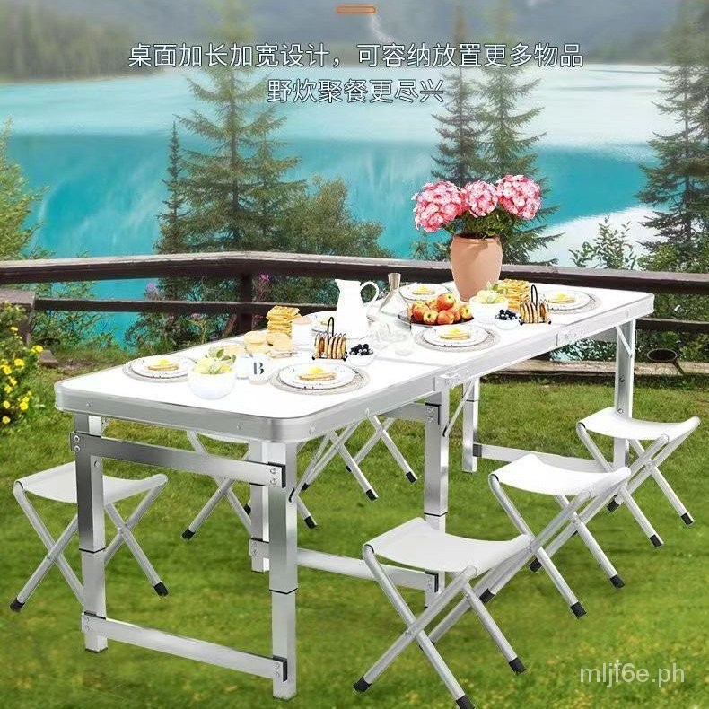 In Stock Folding Table Portable Stall Table Simple Small Apartment ...