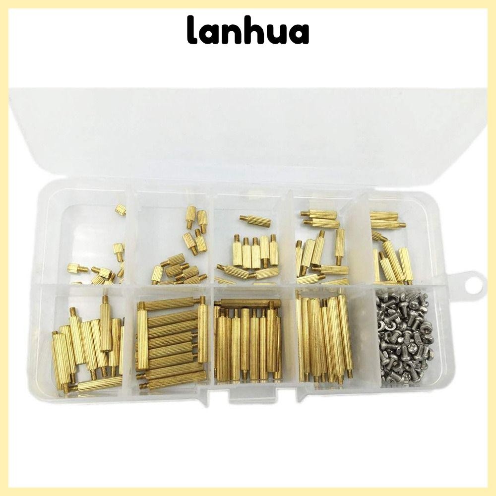 LANHUA 270pcs Standoff Screw Nut, PCB Motherboard Gold Male Female ...