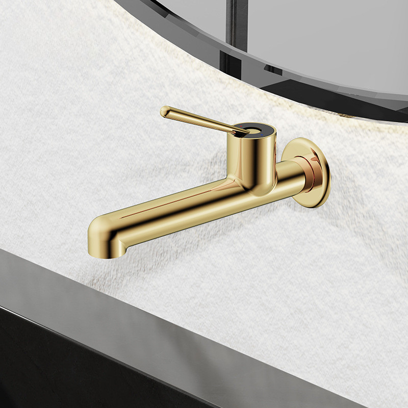 Elegant Copper Wall Basin Faucet for Concealed Install | Gunmetal ...