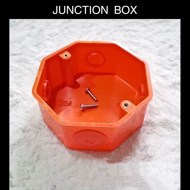 Junction box w/screw, utility box w/out screw. cover. amco box royu ...