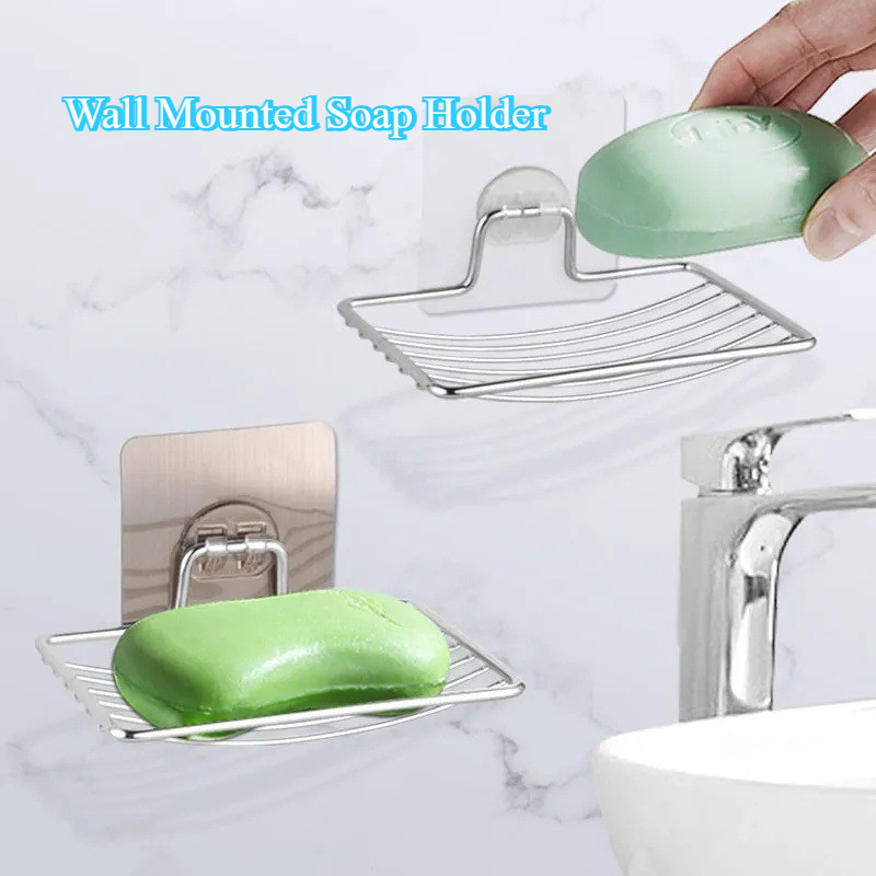 High Quality Bathroom Soap Rack Wall Mounted Soap Holder Stainless ...