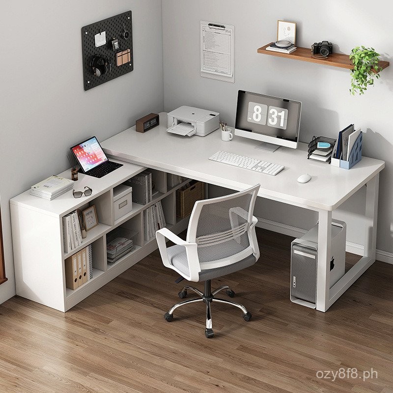 Corner Desk Bookshelf Integrated Simple Student Computer Desk Home ...
