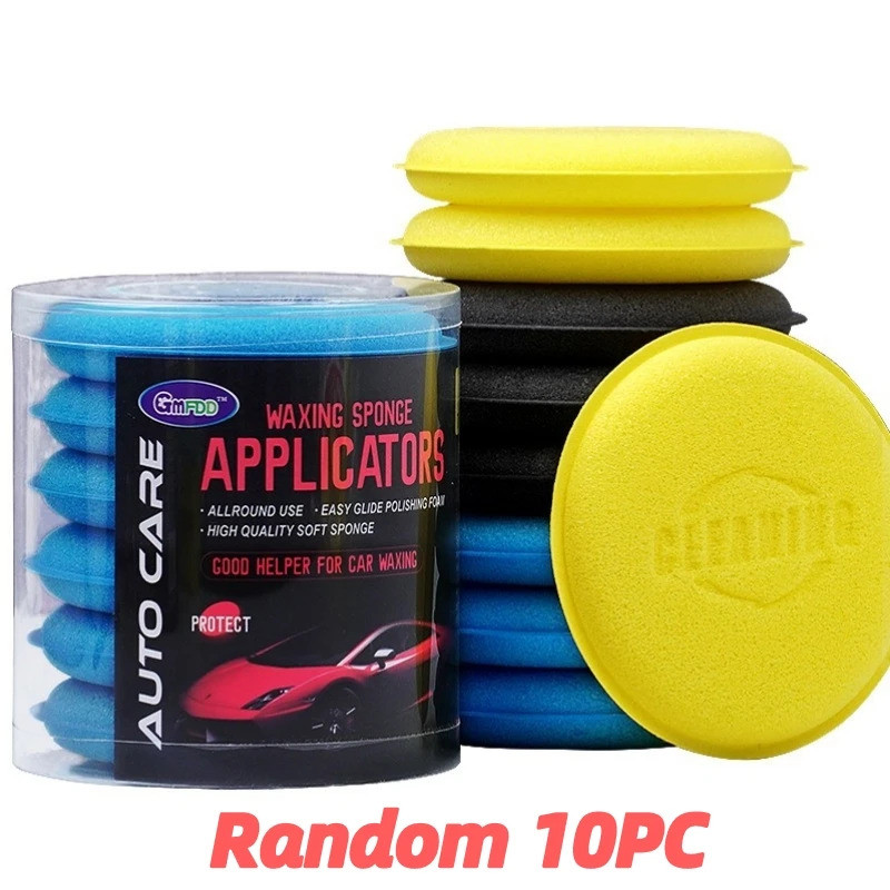 Car Round Waxing Polish Sponges High Density Foam Applicator Pads ...