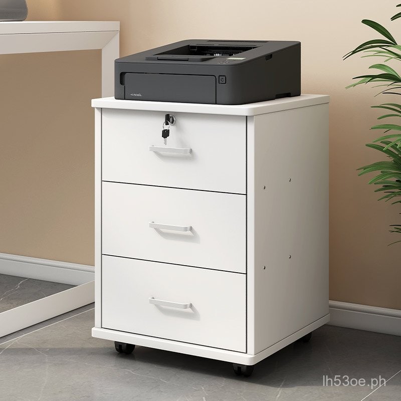 File Cabinet Office Wooden Small Cabinet Mobile Storage Chest of Drawer ...