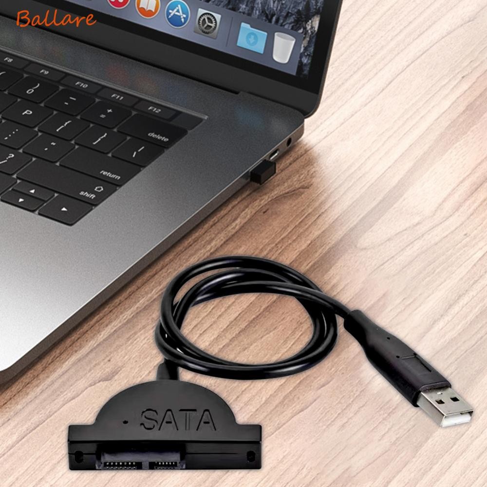 USB 2.0 SATA Cable CD/DVD-ROM Drive Cable Laptop Optical Driver Adapter ...