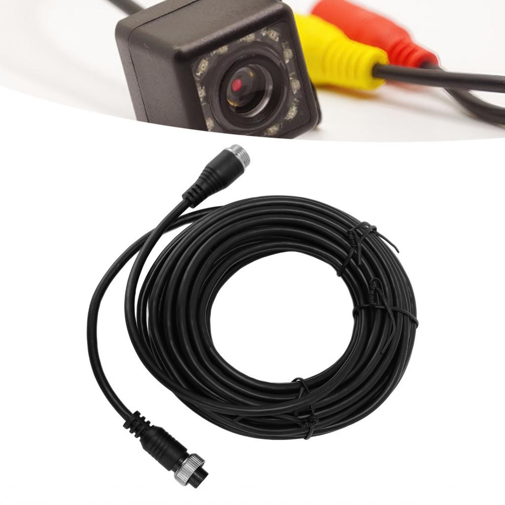 Cavo Prolunga ABSOPRO 5 Pin Da 5 Metri Per Telecamera Cruscotto E Retrocamera Auto – Installazione Facile E Duratura