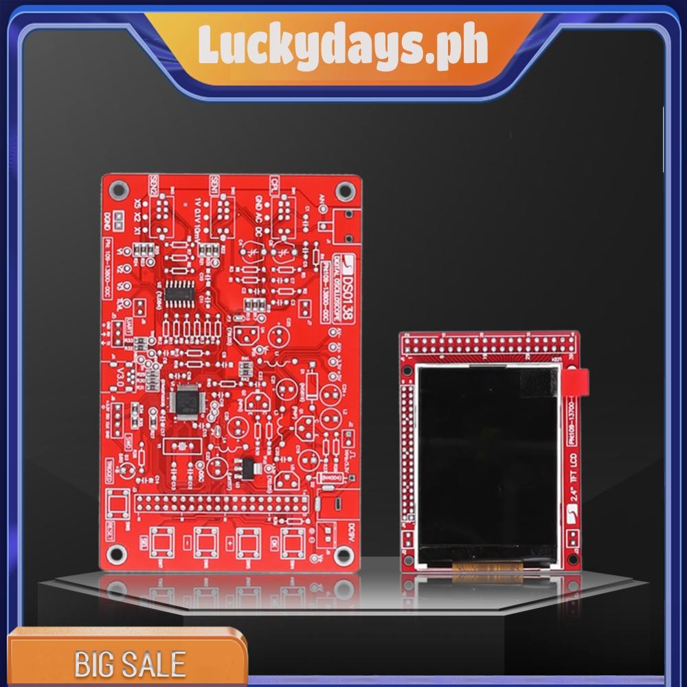 thumbnail image 2 of SHUATI DSO138 2.4 Inch Sampling Rate Red Oscilloscope DIY Kit Digital Oscilloscope Kit 1msps 2 of 12