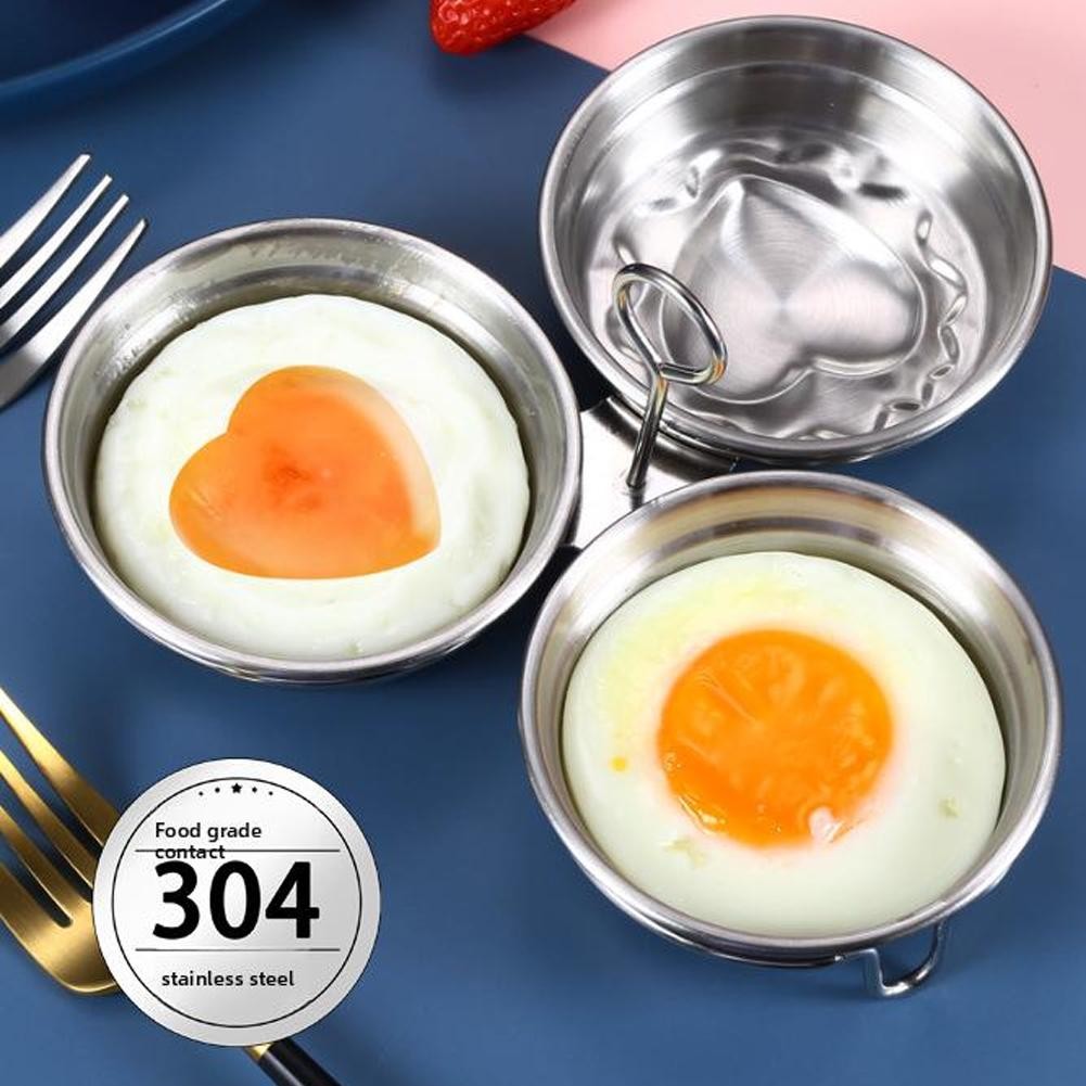 Stainless Steel Heart Fried Steamed Egg Model Round Boiled Egg ...