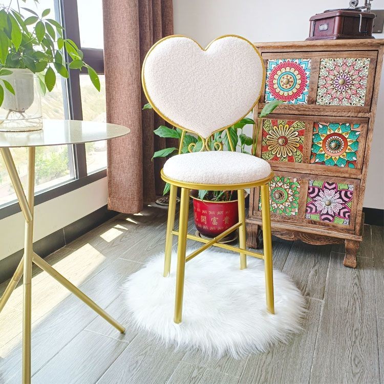 Modern Simple Dressing Chair Love Backrest New Heart-Shaped Chair ...